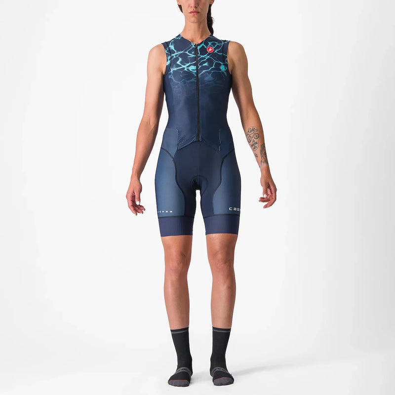 Load image into Gallery viewer, Women&#39;s Castelli Free Sanremo Sleeveless Tri Suit - Arvada Triathlon Company
