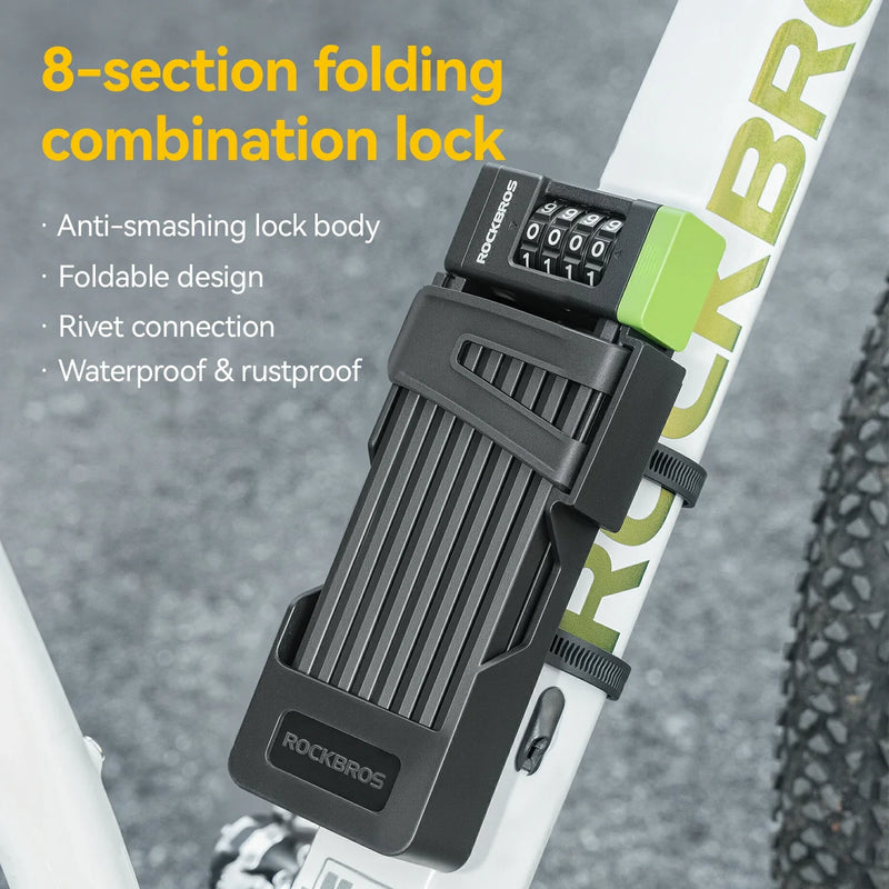 Load image into Gallery viewer, 8-Section Folding Combination Bike Lock - Arvada Triathlon Company