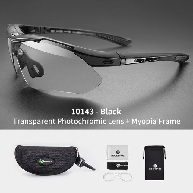Load image into Gallery viewer, Cycling Sunglasses Photochromic Glasses Full Frame Eyewear - Arvada Triathlon Company