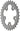 Shimano 105 5703-S 30t 74mm 10-Speed Triple Inner Chainring Silver - Arvada Triathlon Company