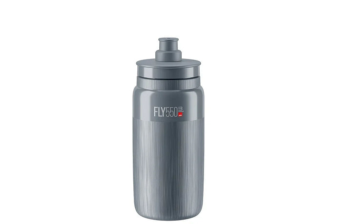 Elite SRL Fly Tex Water Bottle - 550ml, Grey - Arvada Triathlon Company