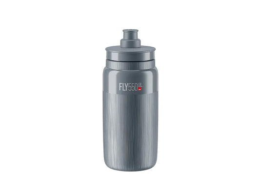 Elite SRL Fly Tex Water Bottle - 550ml, Grey - Arvada Triathlon Company