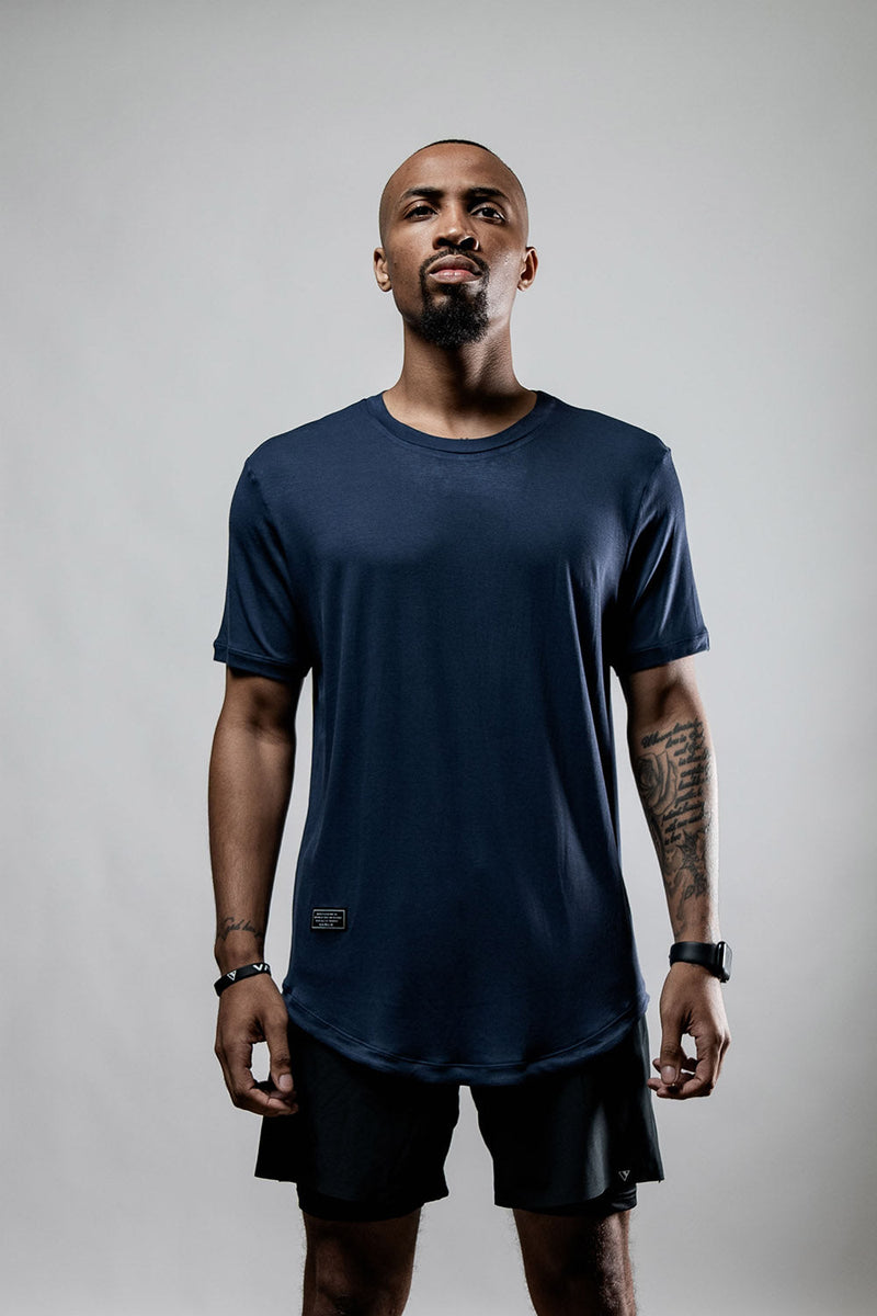 Load image into Gallery viewer, Men's Everyday Terra Tee (Deepline Blue) - Arvada Triathlon Company