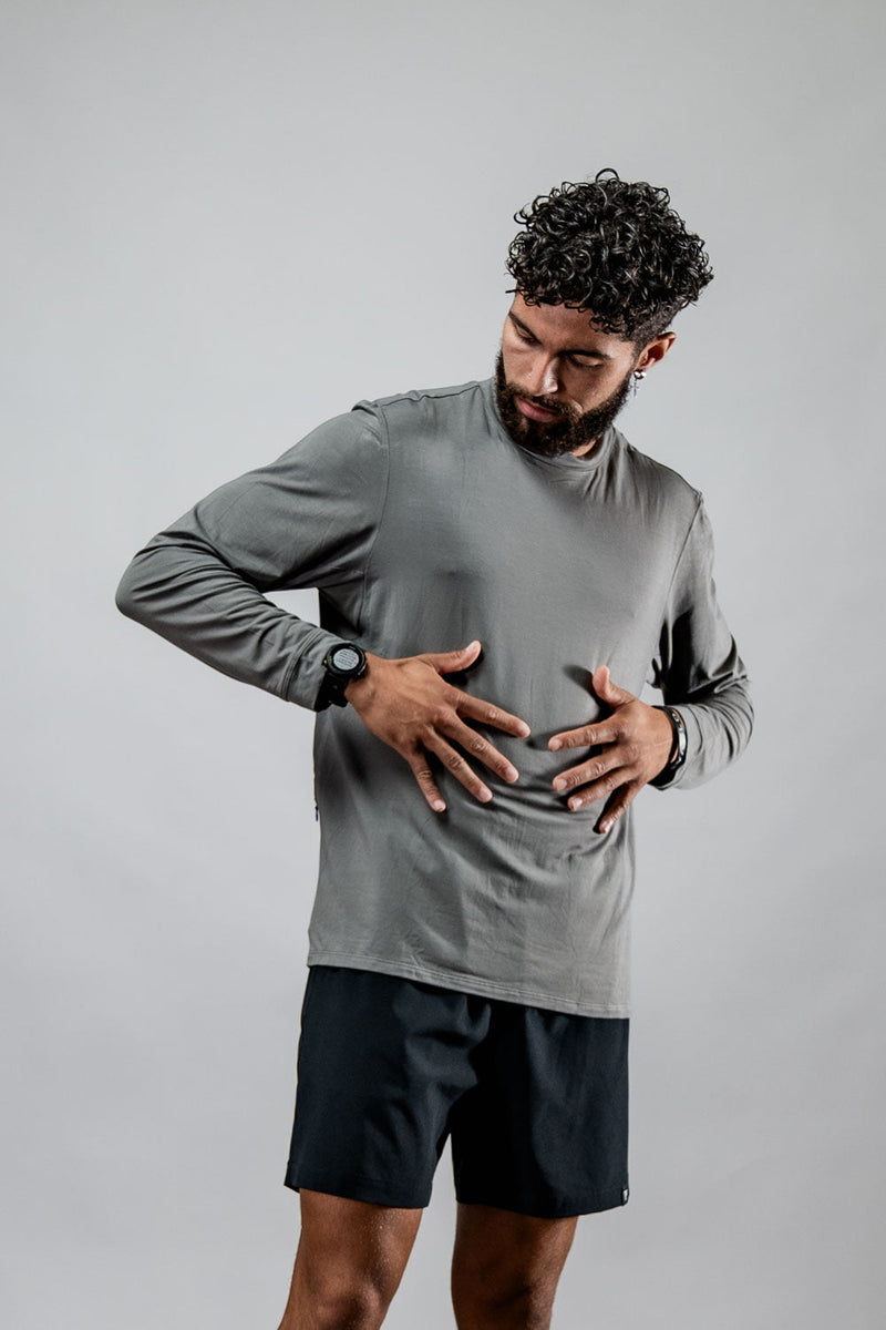 Load image into Gallery viewer, Men's Terra Recovery Field Shirt (Stone Gray) - Arvada Triathlon Company
