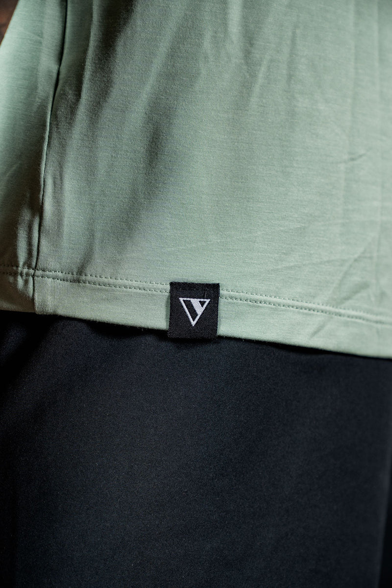 Load image into Gallery viewer, Men's Terra Recovery Polo (Low Light Olive) - Arvada Triathlon Company
