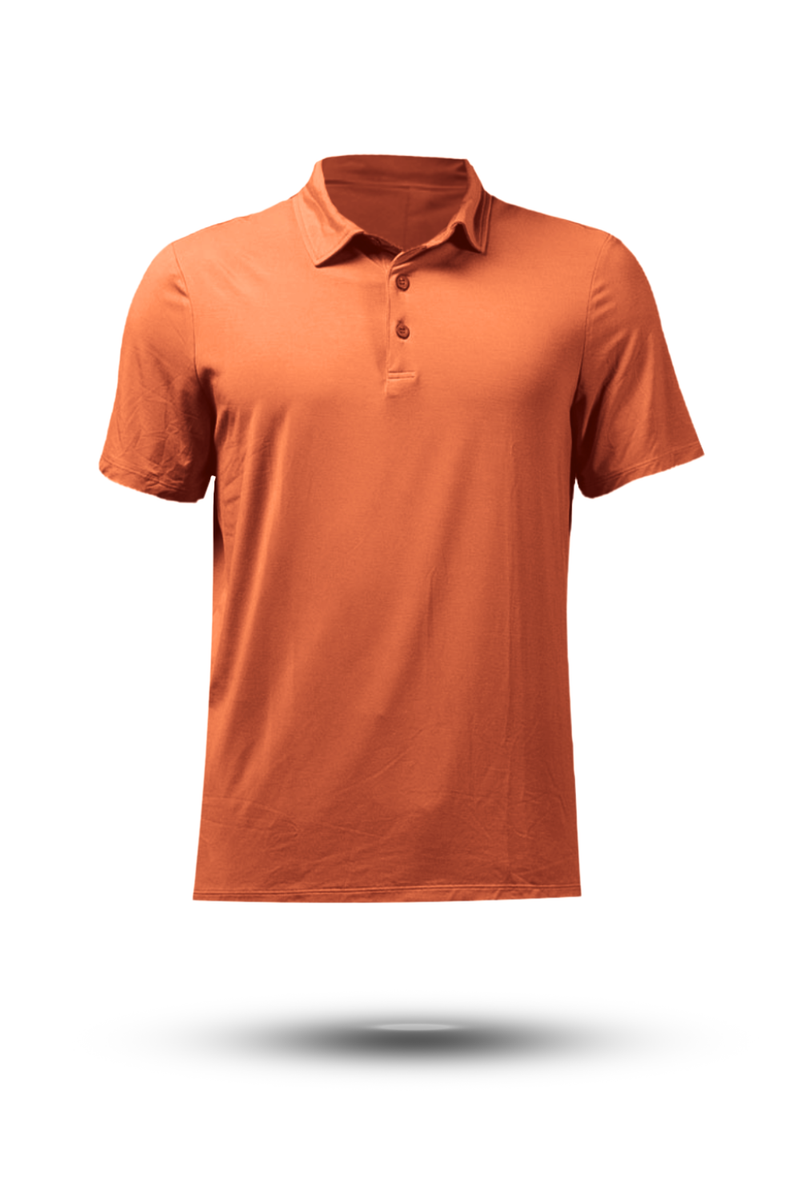 Load image into Gallery viewer, Men's Terra Recovery Polo (Sunfire Clay) - Arvada Triathlon Company