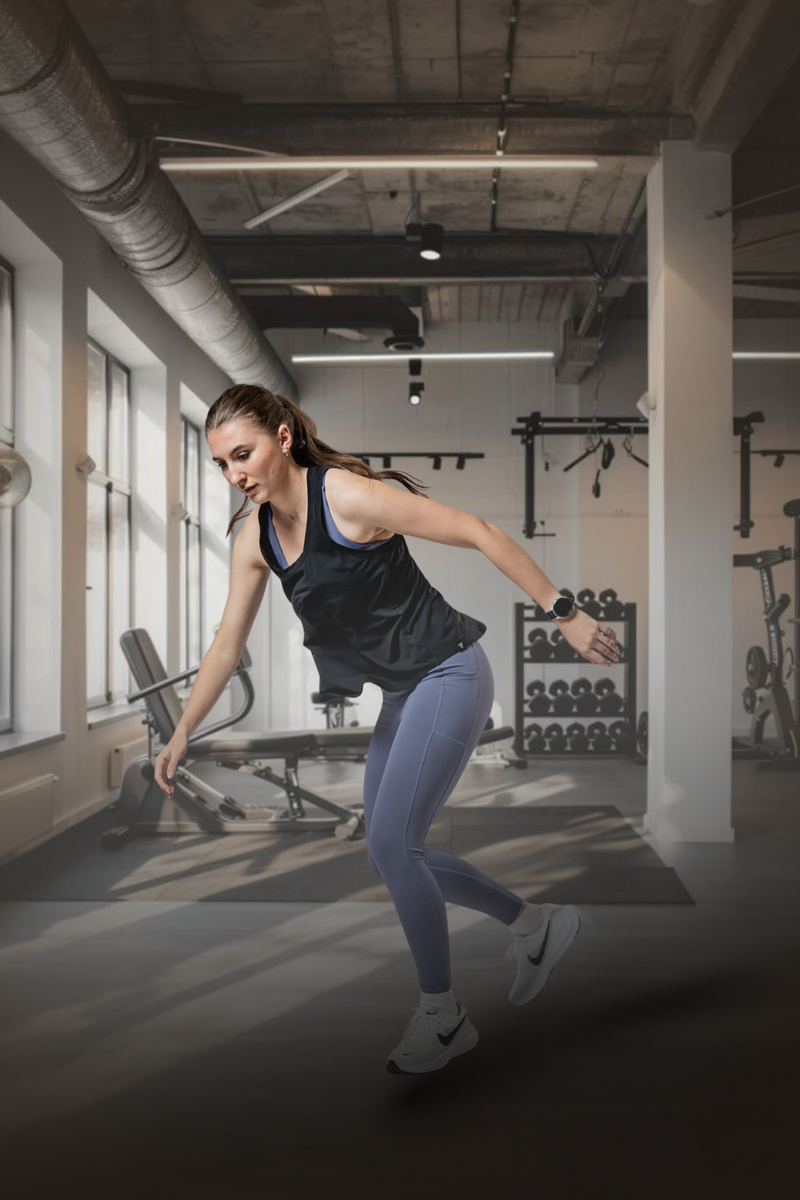 Load image into Gallery viewer, Women's Terra Recovery Halo Tank (Black) - Arvada Triathlon Company
