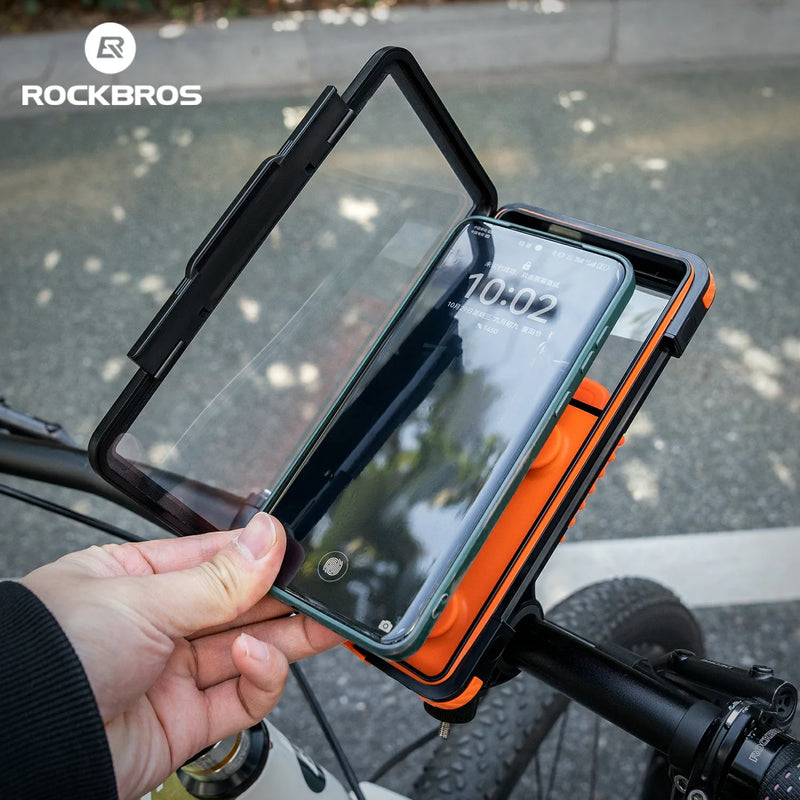 Load image into Gallery viewer, Magnetic Waterproof Bike Phone Holder Shock-Absorbing For 4.7–6.9‘’ - Arvada Triathlon Company
