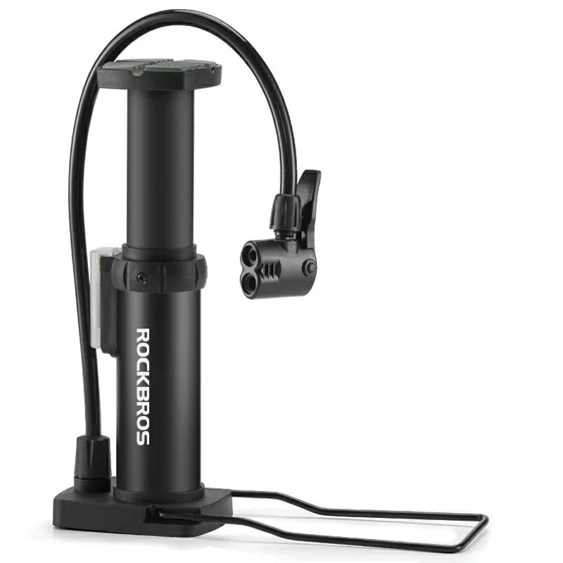 Load image into Gallery viewer, Mini Portable Aluminum Bike Floor Pump with Presta and Schrader 100PSI - Arvada Triathlon Company