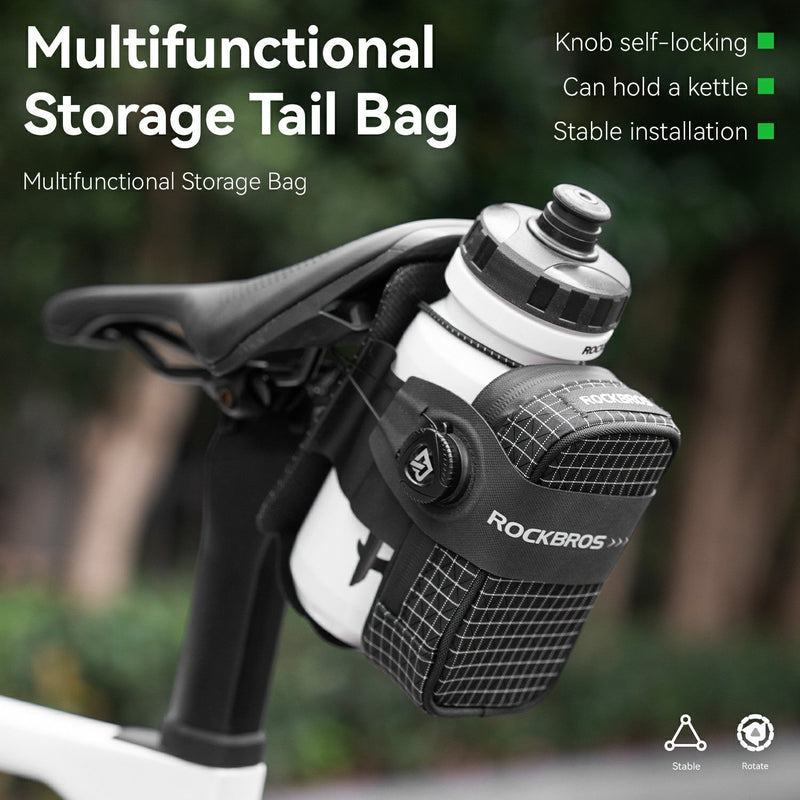 Load image into Gallery viewer, Multifunctional Cycling Storage Tail bag Saddle Bag Water Bottle Bag - Arvada Triathlon Company