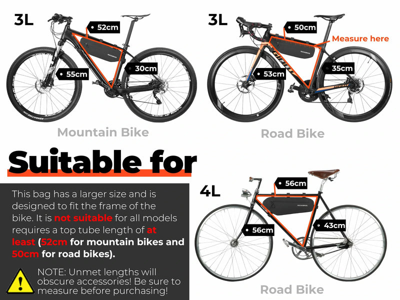 Load image into Gallery viewer, AS-018 Bike Triangle Bag Waterproof 3L/4L - Arvada Triathlon Company