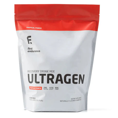 First Endurance Ultragen Recovery - Tropical Punch, 25 Servings - Arvada Triathlon Company