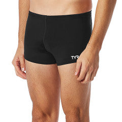 Load image into Gallery viewer, Men&#39;s TYR Square Leg Jammer, Black - Arvada Triathlon Company
