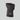 a black vase sitting on top of a table