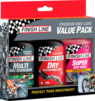 Finish Line 3-in-1 Bike Care Value Pack - The Tri Source