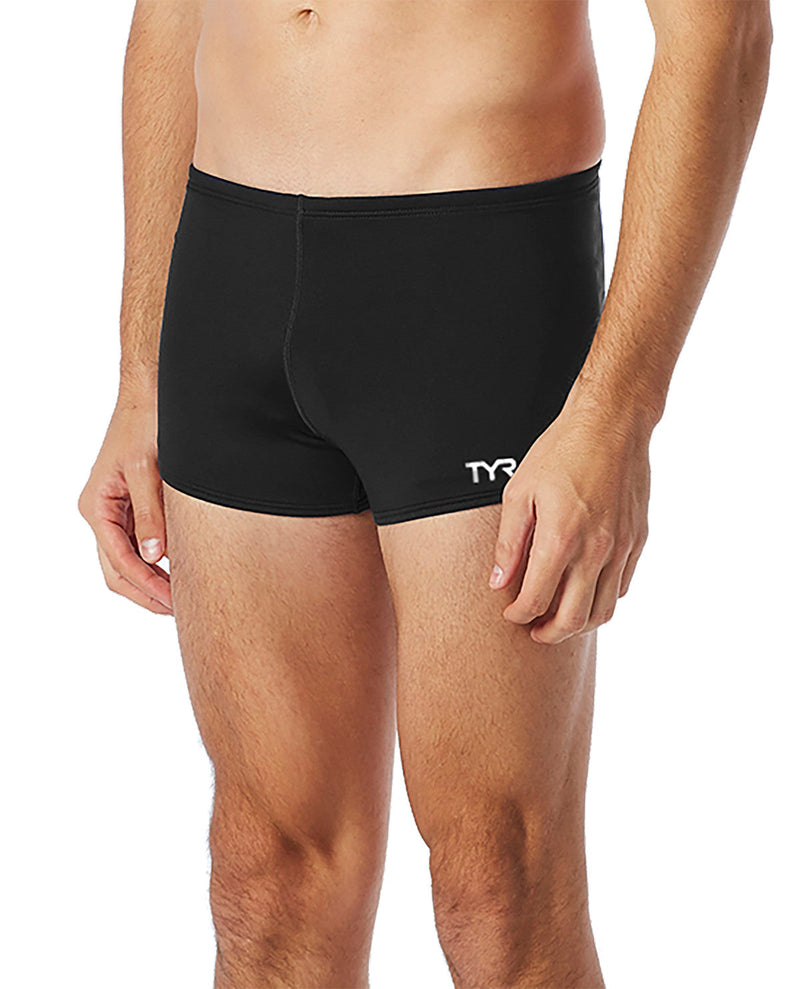 Load image into Gallery viewer, Men&#39;s TYR Square Leg Jammer, Black - The Tri Source
