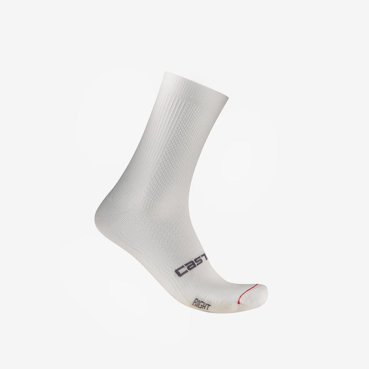 Castelli Espresso 2 W 12 Sock - White - S/M