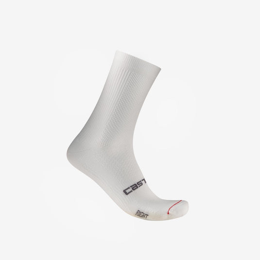 Castelli Espresso 2 W 12 Sock - White - S/M