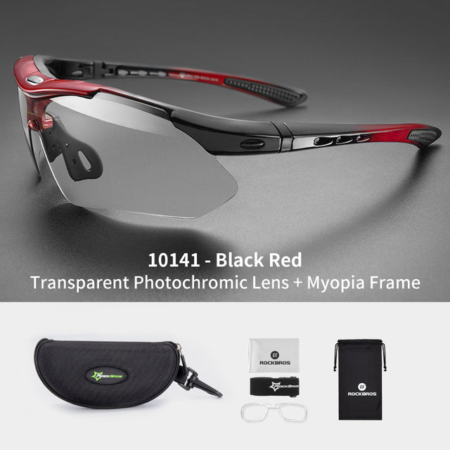 Load image into Gallery viewer, Cycling Sunglasses Photochromic Glasses Full Frame Eyewear - Arvada Triathlon Company
