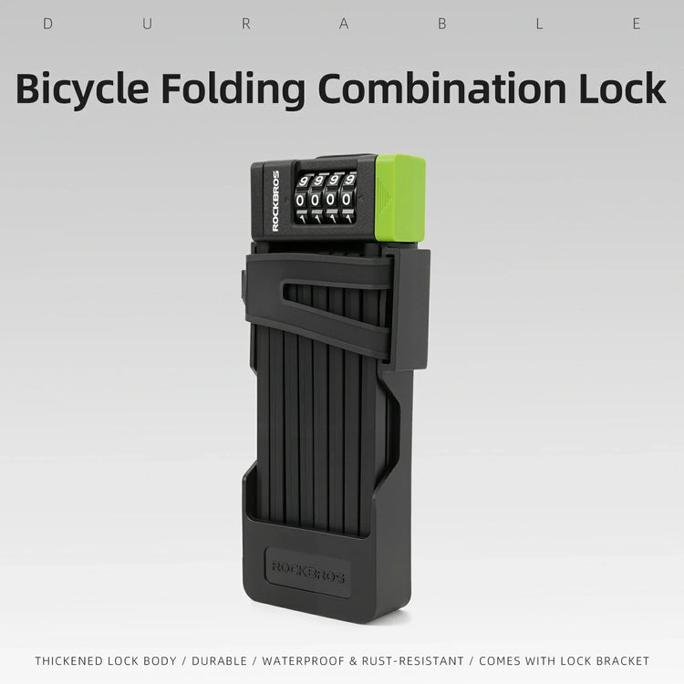 8-Section Folding Combination Bike Lock - Arvada Triathlon Company