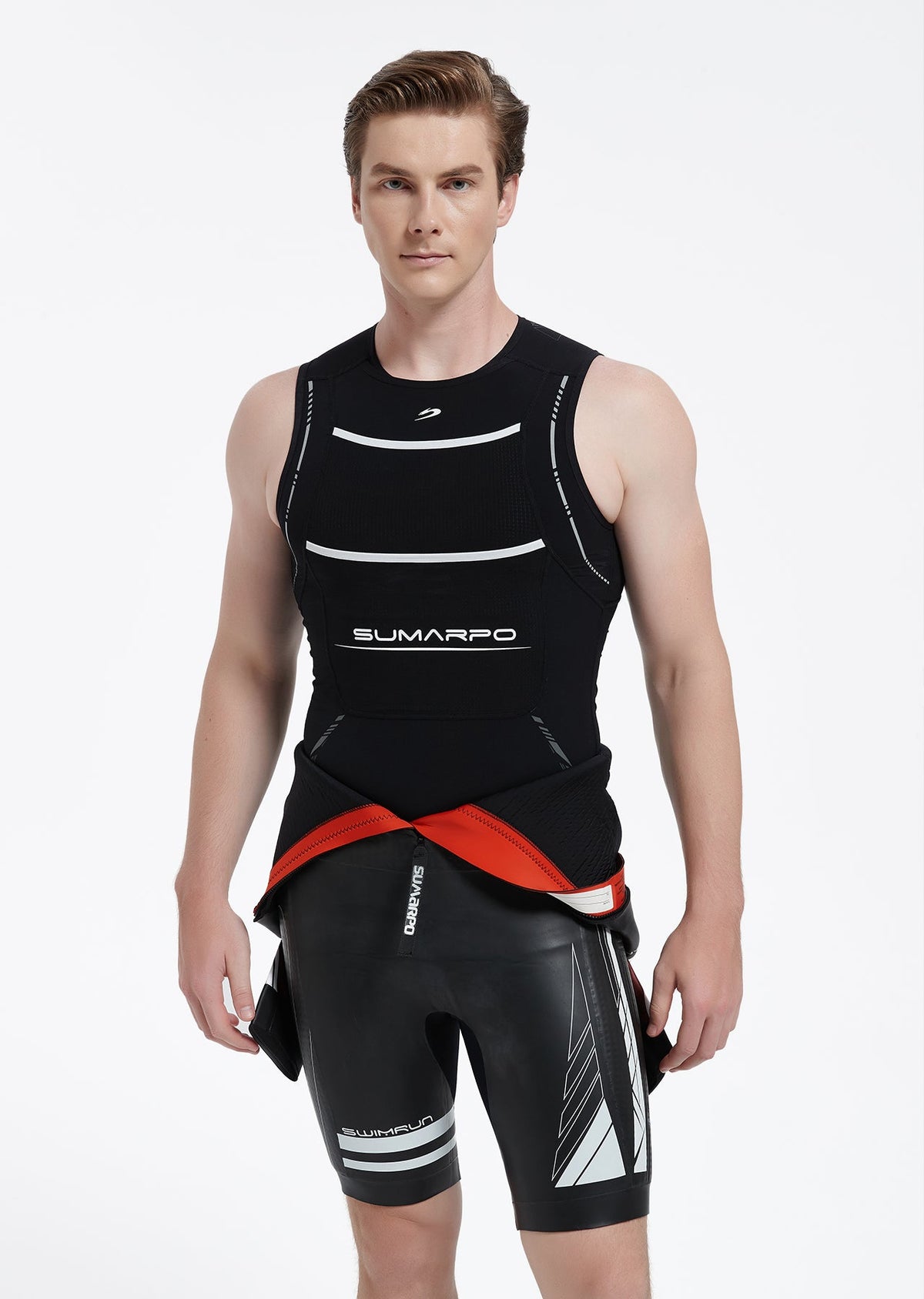 Quokka Men's Summer Swimrun Vest - Black - Arvada Triathlon Company
