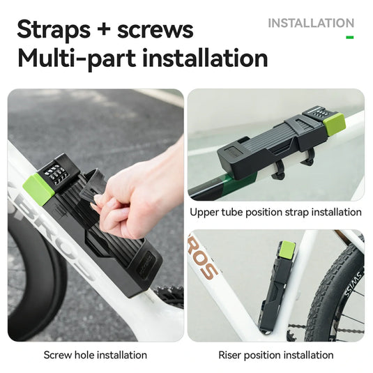 8-Section Folding Combination Bike Lock - Arvada Triathlon Company