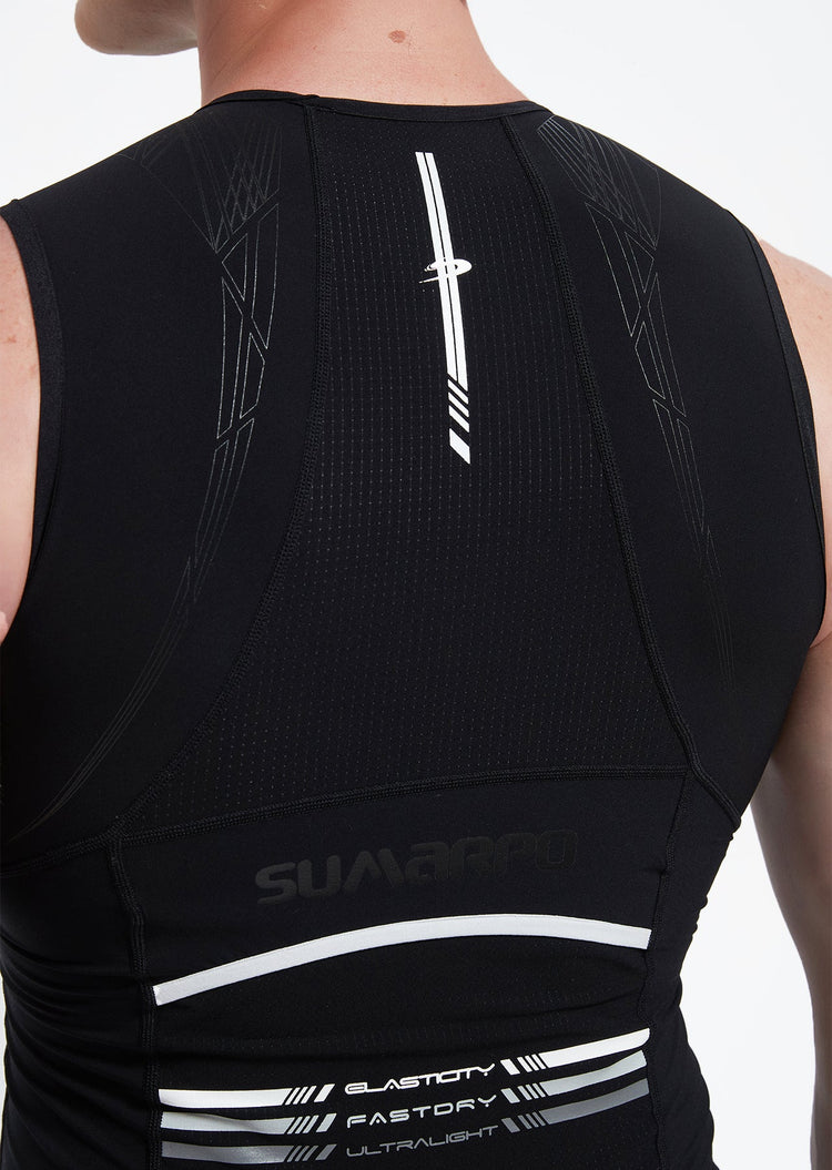 Quokka Men's Summer Swimrun Vest - Black - Arvada Triathlon Company