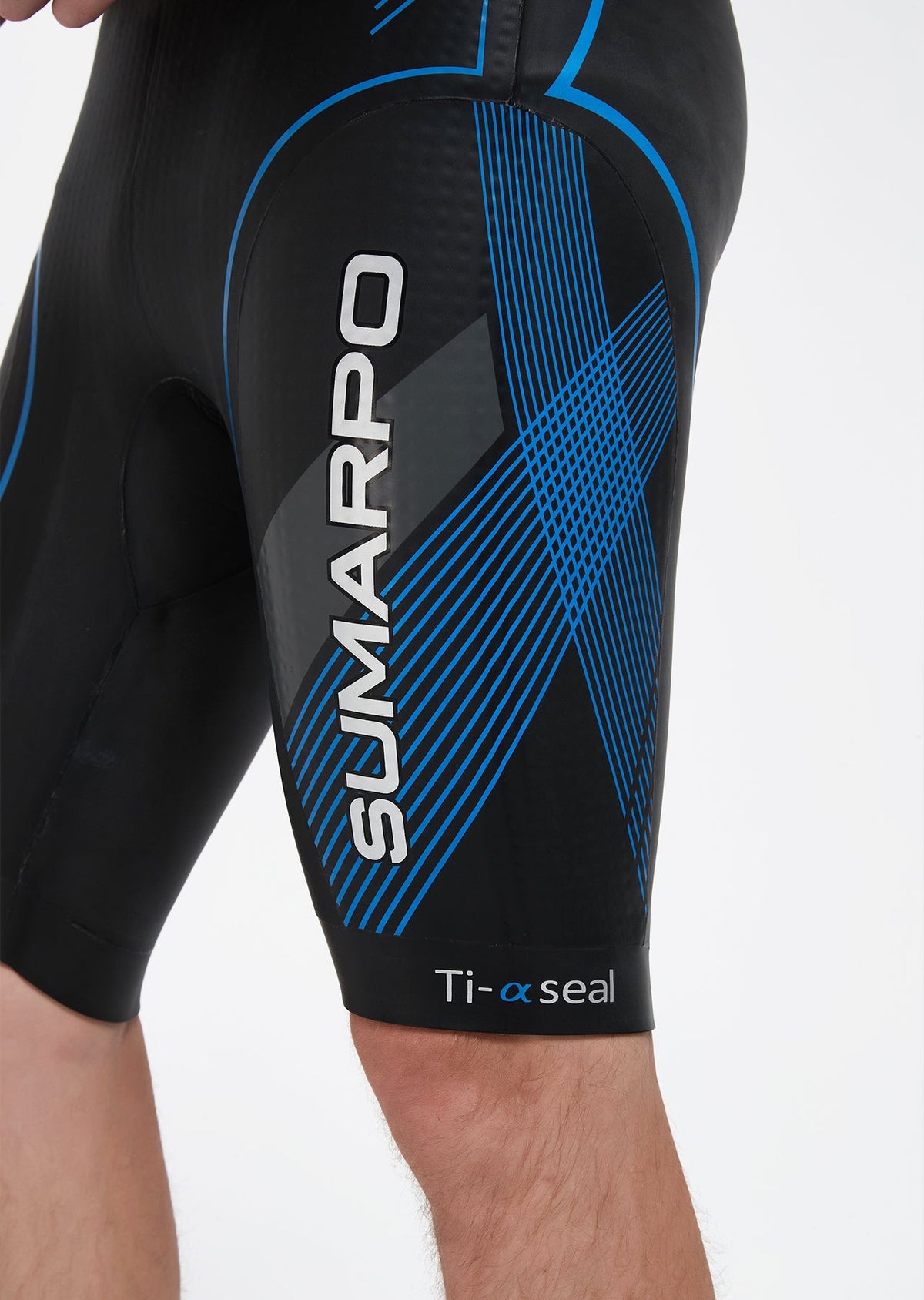 Flow Eco Neoprene Buoyancy Shorts Unisex Blue - Arvada Triathlon Company