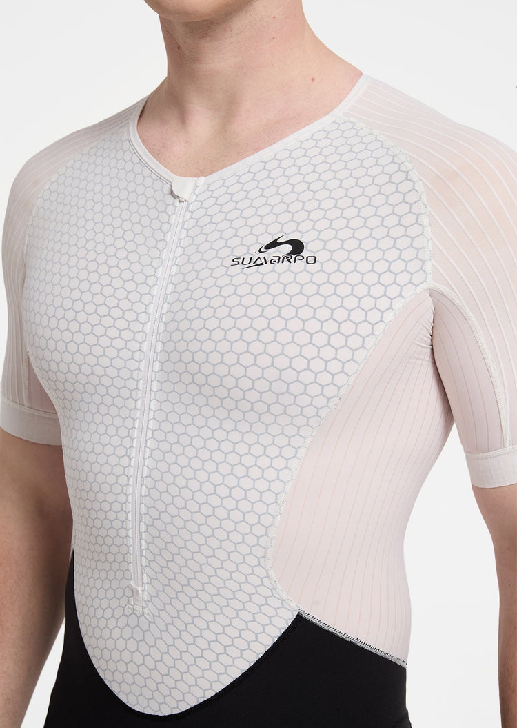 Vantrex Men's Aero Short Sleeve Tri Suit - Arvada Triathlon Company