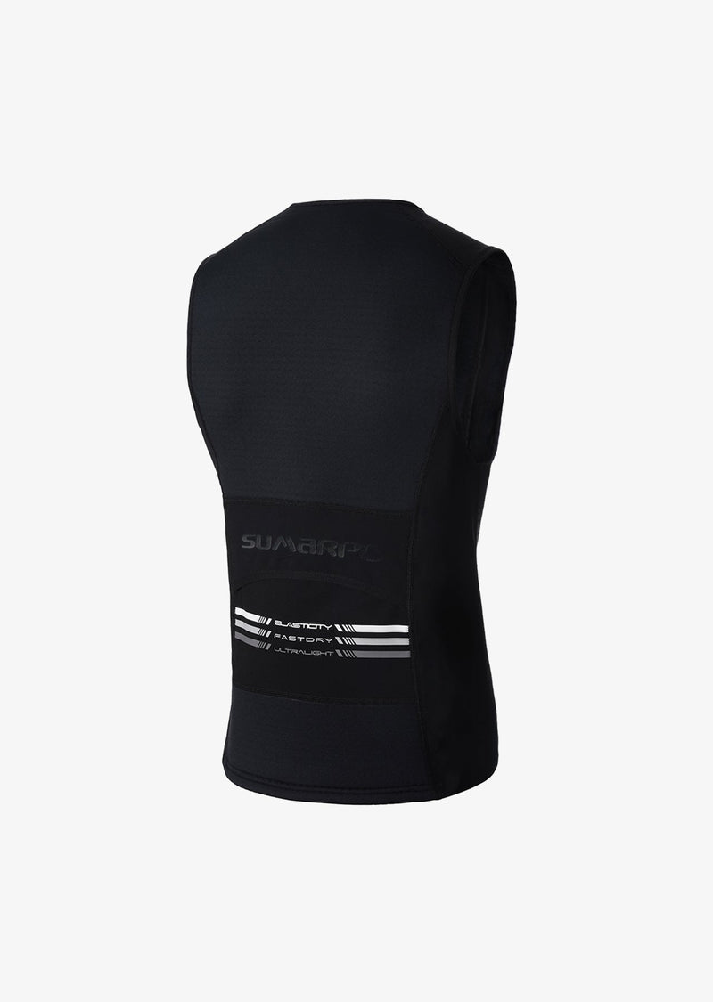 Load image into Gallery viewer, Quokka Men's Thermal Titanium Full-Zip Swimrun Vest
