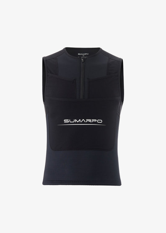 Quokka Men's Thermal Titanium Half-Zip Swimrun Vest