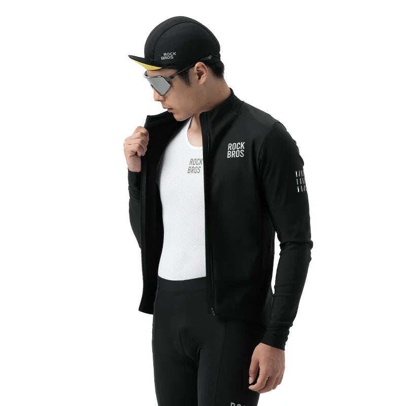 Load image into Gallery viewer, Graphene Winter Cycling Jacket for 32–41°F Windproof Cold Weather Gear - Arvada Triathlon Company
