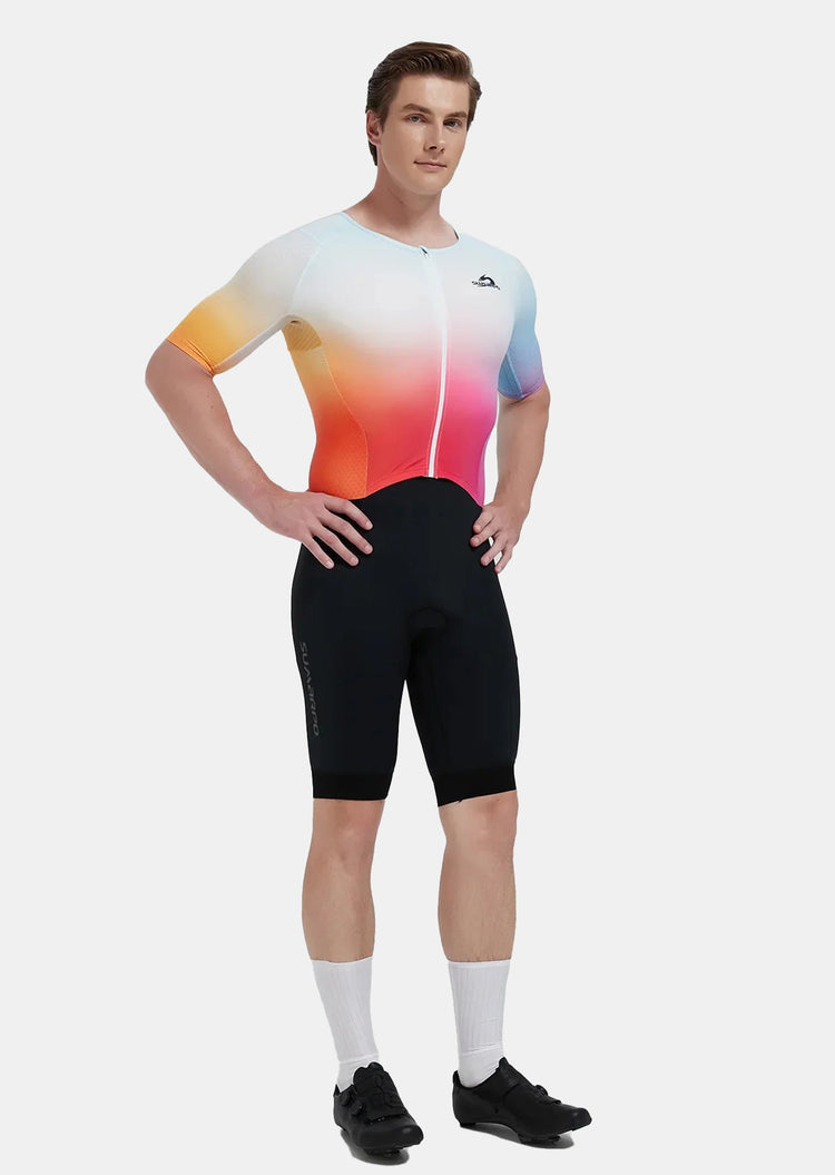 Mirage Men's Aero Short Sleeve Tri Suit - Arvada Triathlon Company