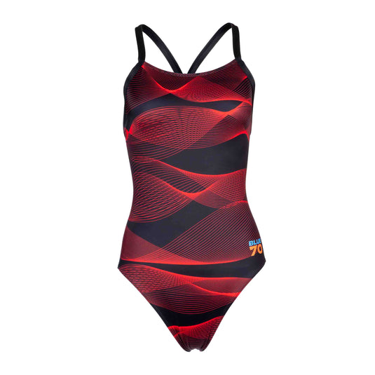 Podium Racerback - Red Echoes - Arvada Triathlon Company
