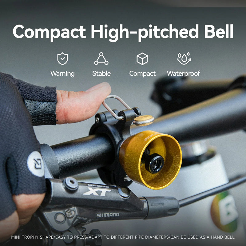 Load image into Gallery viewer, Vintage Trophy-Shaped Copper Alloy Bell - Arvada Triathlon Company
