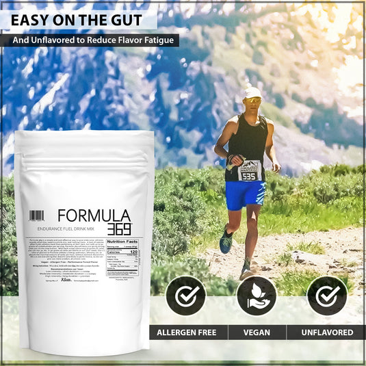 3 pounds, 45 servings - Formula 369 Endurance Fuel Drink Mix - Arvada Triathlon Company