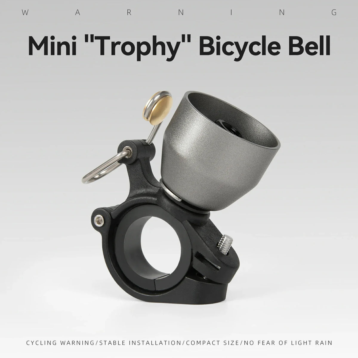 Vintage Trophy-Shaped Copper Alloy Bell - Arvada Triathlon Company