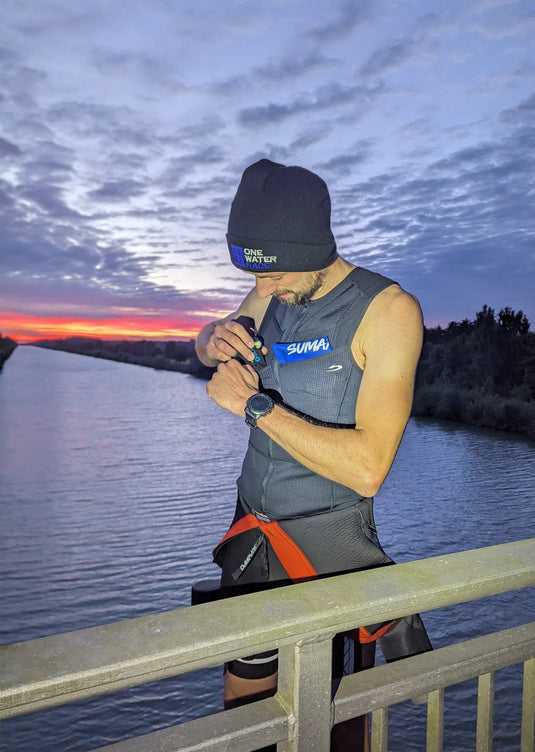 Quokka Men's Thermal Titanium Full-Zip Swimrun Vest