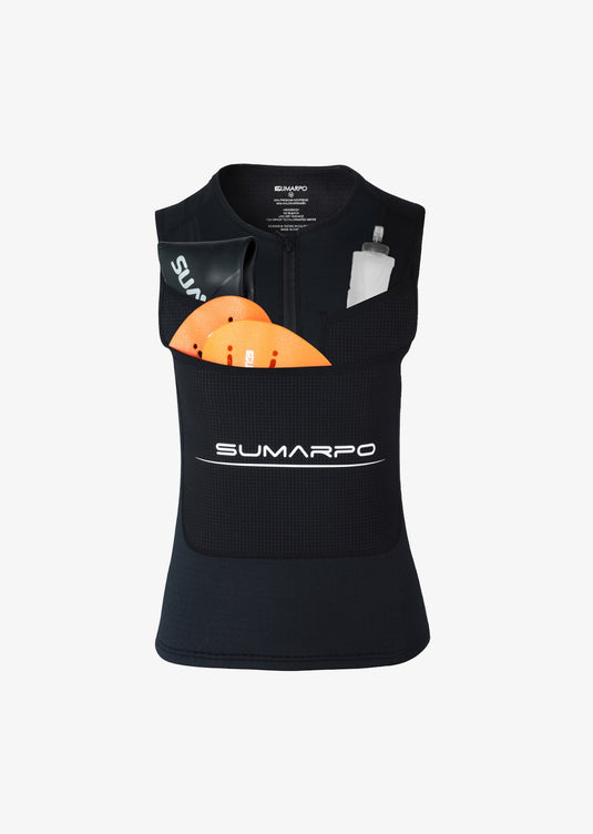 Quokka Women's Thermal Titanium Half-Zip Swimrun Vest