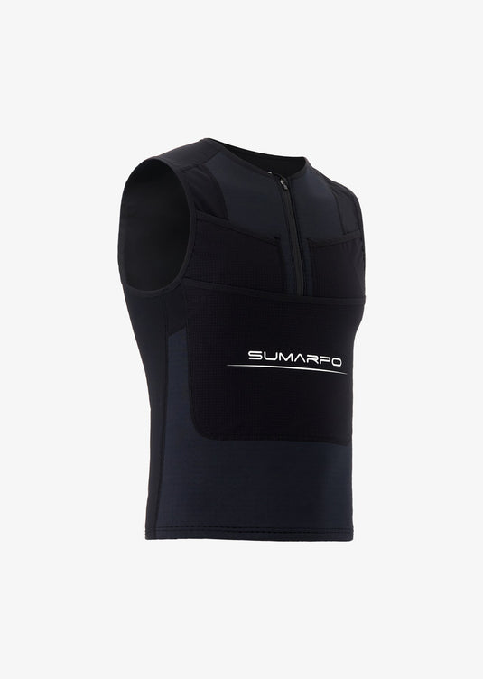 Quokka Men's Thermal Titanium Half-Zip Swimrun Vest