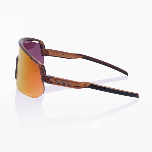 TECHNIUM L, TRANSPARENT BRONZE FRAME WITH RIDESCAPE BRIGHT LENS AND CLEAR SPARE