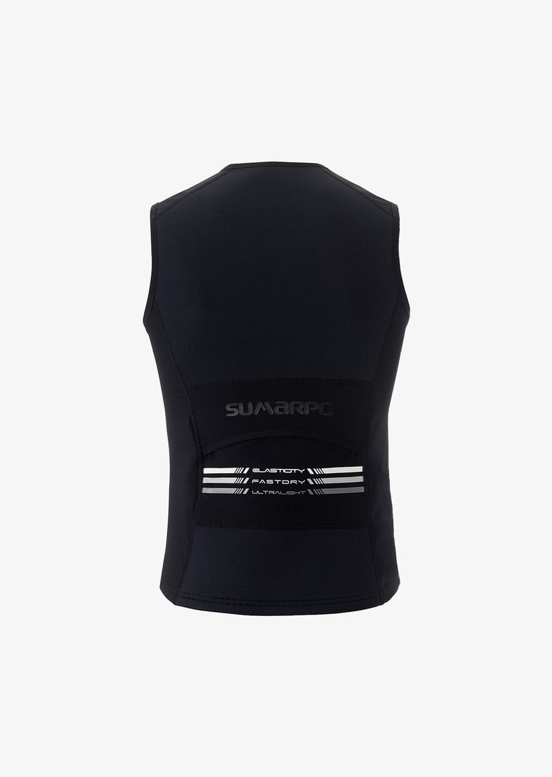 Load image into Gallery viewer, Quokka Men's Thermal Titanium Half-Zip Swimrun Vest
