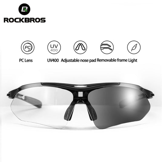 Cycling Sunglasses Photochromic Glasses Full Frame Eyewear - Arvada Triathlon Company