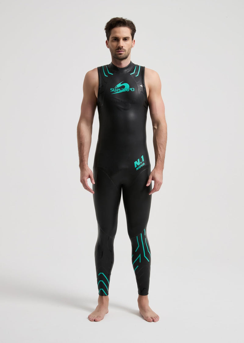 Load image into Gallery viewer, Nova Men's Sleeveless Eco Open Water Swimming Wetsuit
