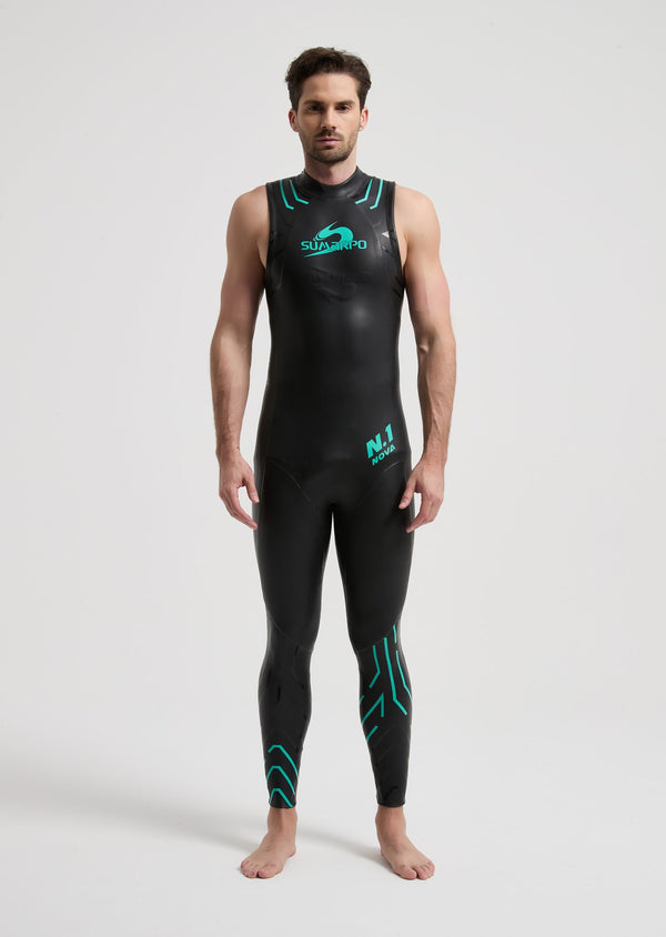 Nova Men's Eco Sleeveless Triathlon Wetsuit
