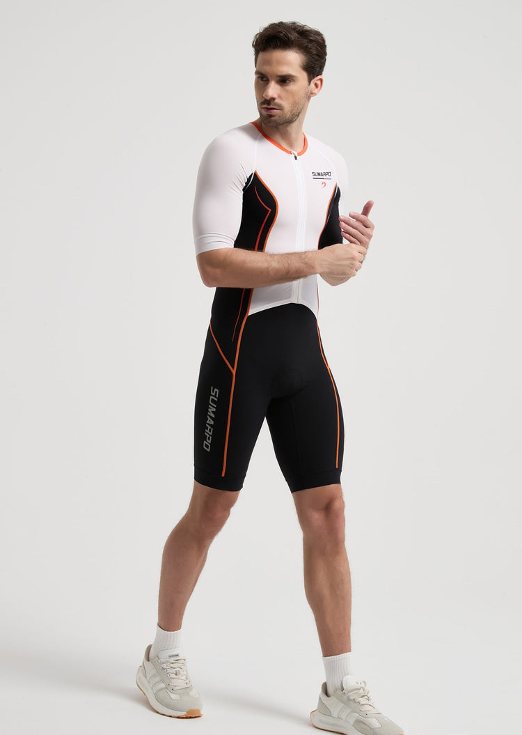 Echo Men's Short Sleeve Tri Suit - Arvada Triathlon Company