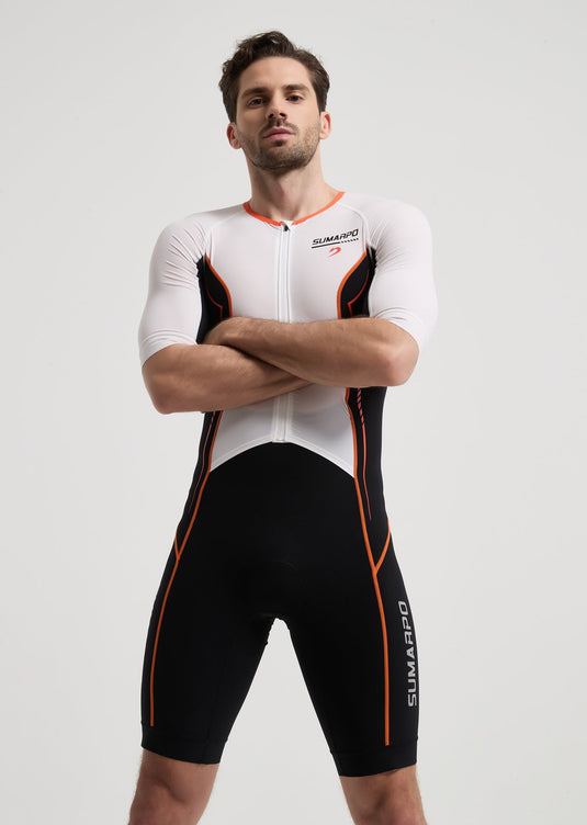 Echo Men's Short Sleeve Tri Suit