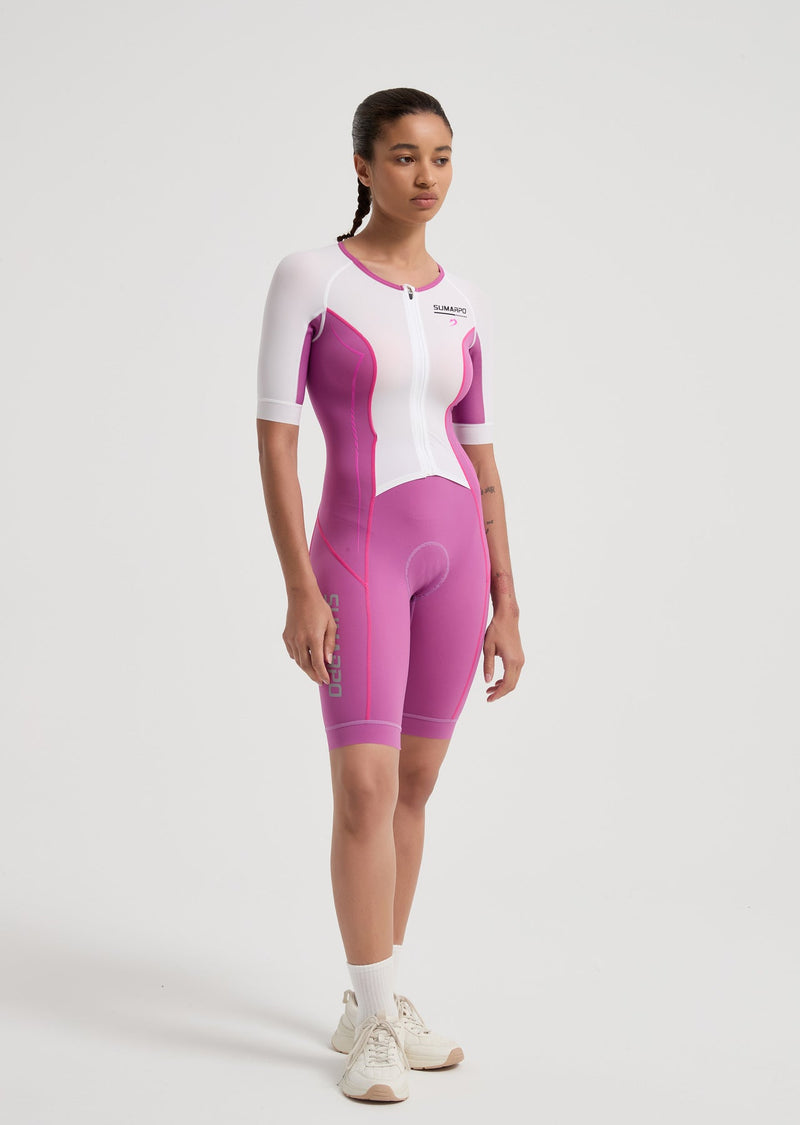 Load image into Gallery viewer, Echo Women's Short Sleeve Tri Suit
