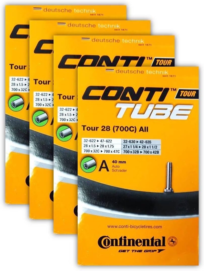 Continental Standard Tube - 700 x 32 - 47mm, 40mm Schrader Valve - Arvada Triathlon Company