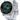 fēnix® 8 – 43 mm, AMOLED Silver with Whitestone Silicone Band - Arvada Triathlon Company